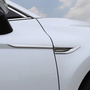 2pcs Chrome Side Fender For Toyota Camry 2018 2019 2020