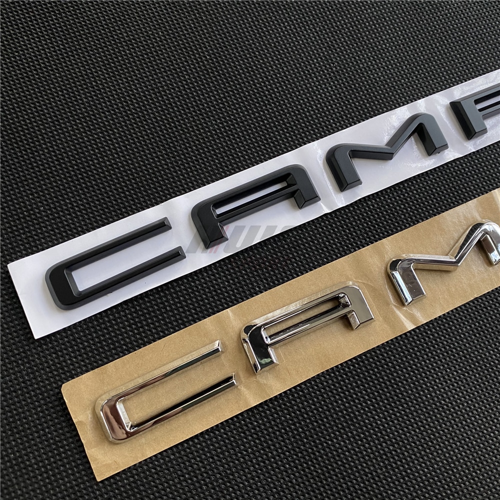 5pcs/set ABS car 3D Letter Rear trunk Decals Emblem badge sticker Decal Car styling auto Accessories For Toyota Camry 2018 - Image 3