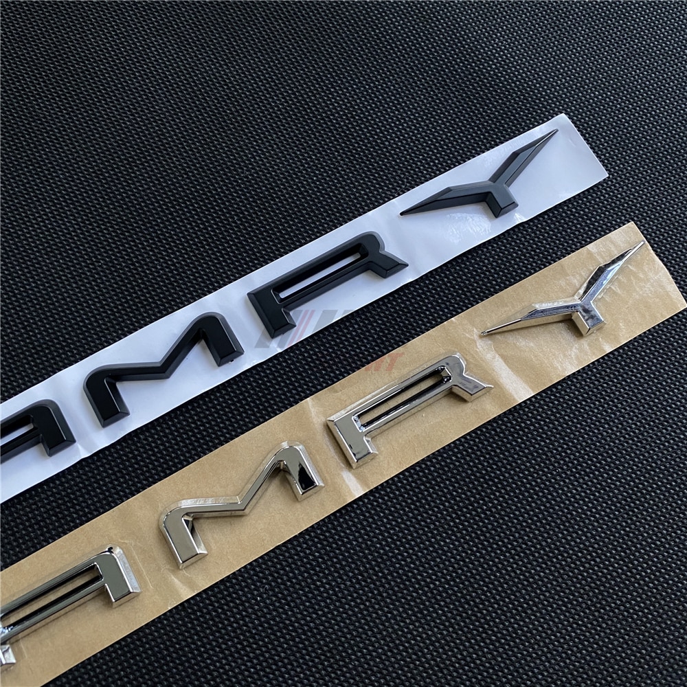 5pcs/set ABS car 3D Letter Rear trunk Decals Emblem badge sticker Decal Car styling auto Accessories For Toyota Camry 2018 - Image 6