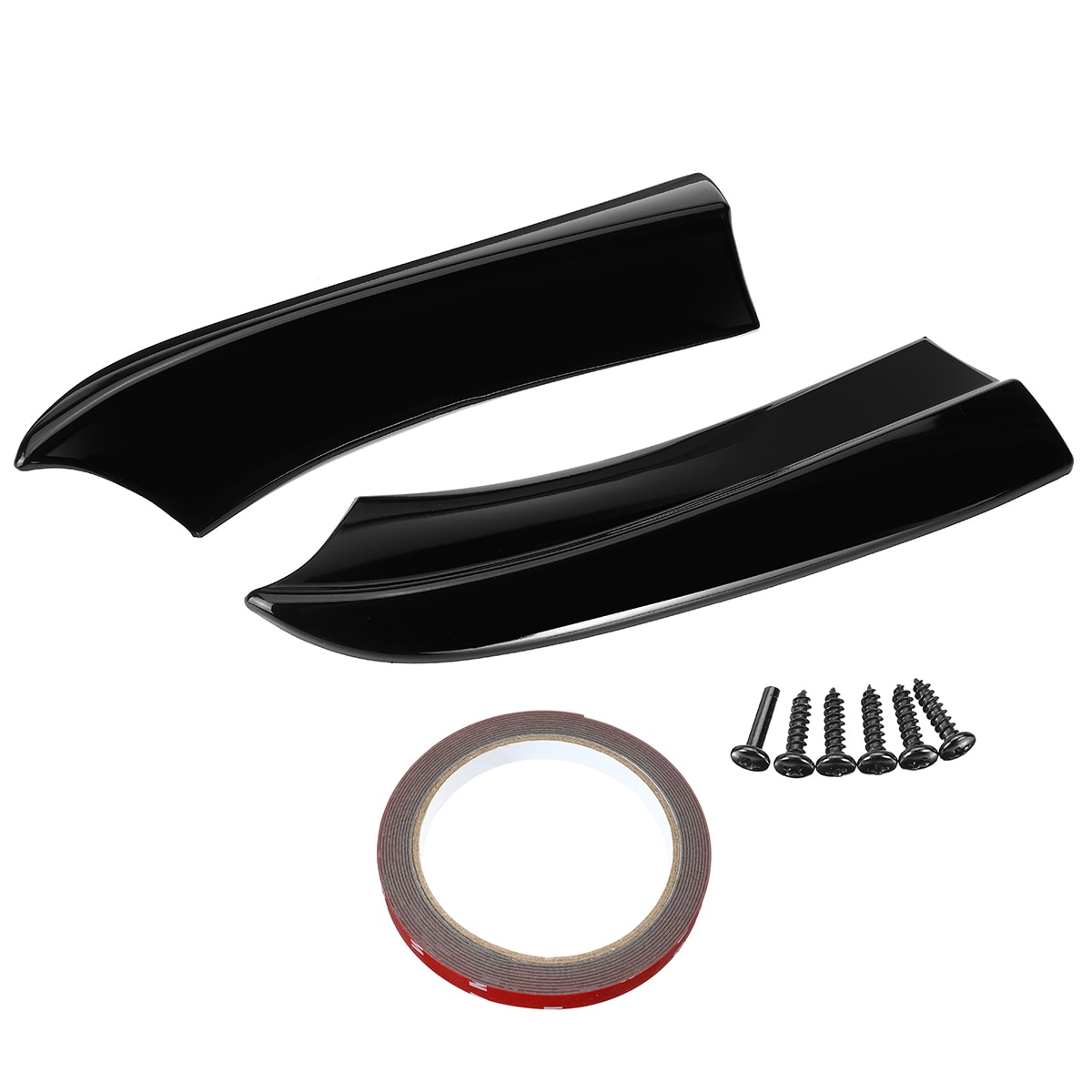 A Pair Car Rear Bumper Splitter Lip Diffuser Spoiler Aprons Wing Lip Protection For Dodge Charger SRT RT SXT 2015-2019 - Image 2