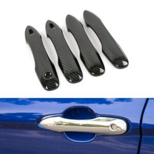 Carbon Look Chrome door handle for Toyota Camry XV 70 2018 2019 2020