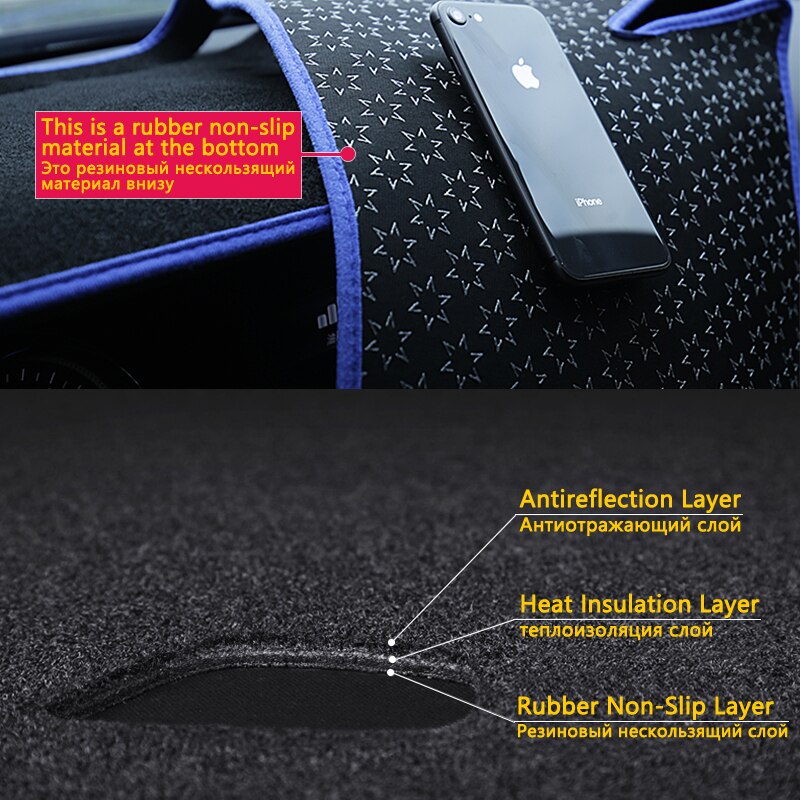 Dashboard Cover Protective Pad for Toyota Camry XV70 2018 2019 2020 - Image 6
