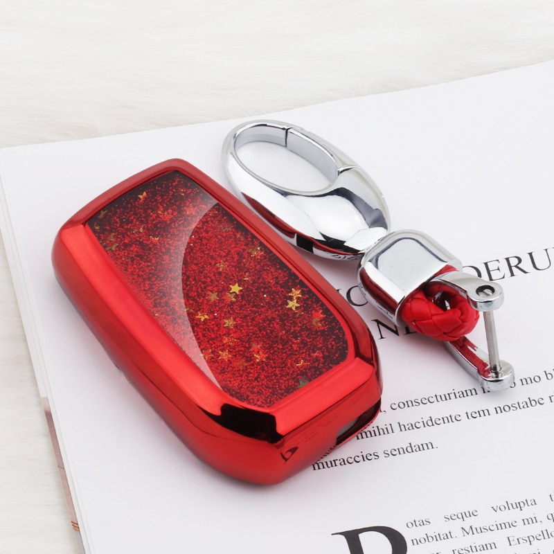 2020 Quicksand TPU Car Key Case Fob Cover For Toyota Hilux Fortuner Land Cruiser Camry Corolla Crown RAV4 Highland Accessories