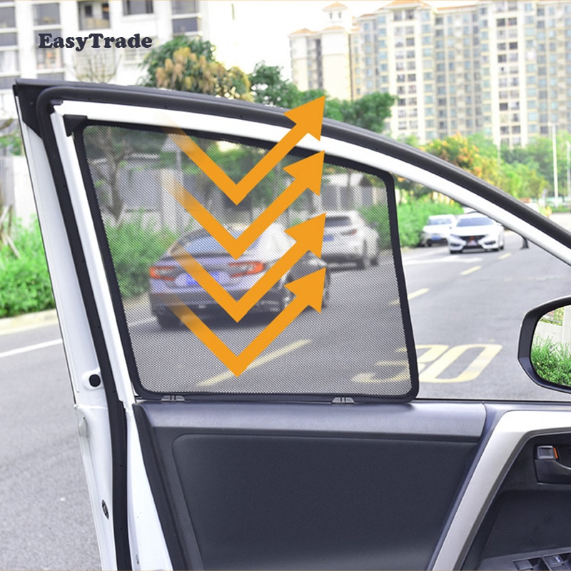 Magnetic Car Sun shade For Toyota Camry 2018 2019 2020 Accessories Mesh Sunshade Side Window Sun Visor Sunscreen Insulation - Image 3