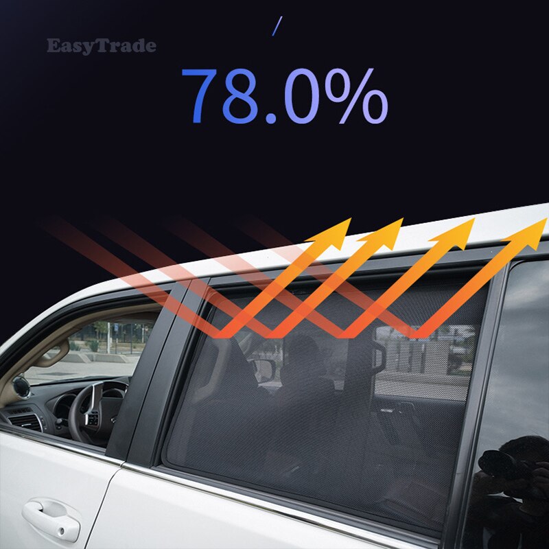 Magnetic Car Sun shade For Toyota Camry 2018 2019 2020 Accessories Mesh Sunshade Side Window Sun Visor Sunscreen Insulation - Image 6