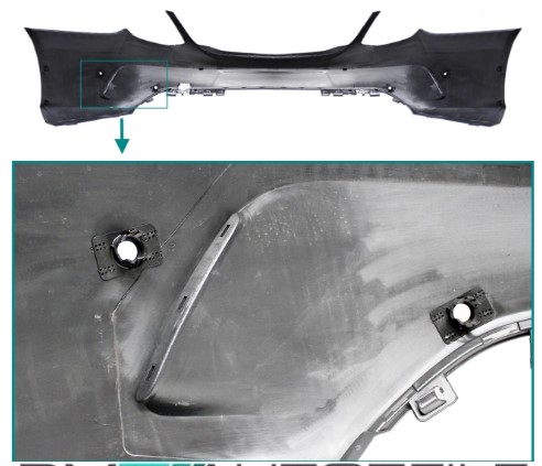 Mercedes C Class W205 C63 Rear Bumper - Image 4
